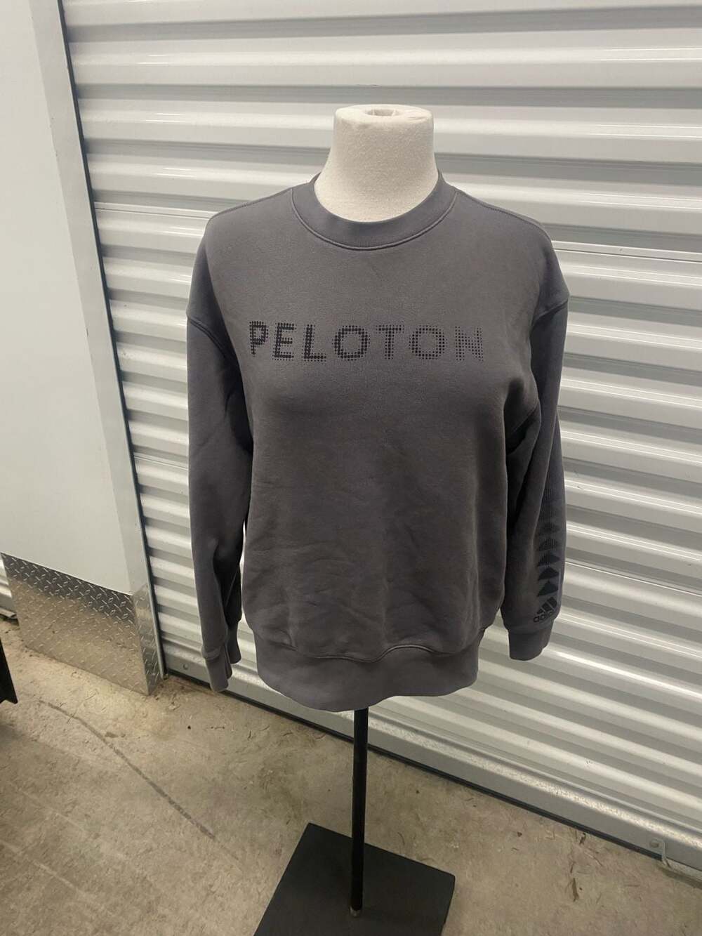 Adidas x Peloton Crewneck Sweatshirt Grey Graphic Pullover